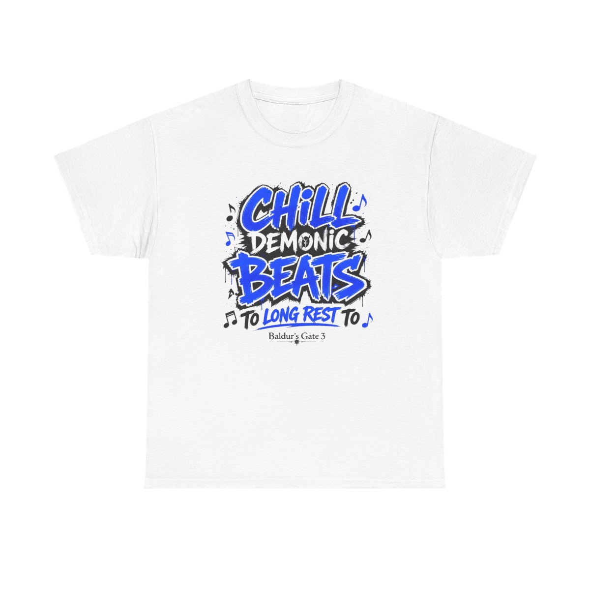 Baldur's Gate 3 "s Gate 3. The main text reads: " Unisex Tee - Official t-shirts merchandise