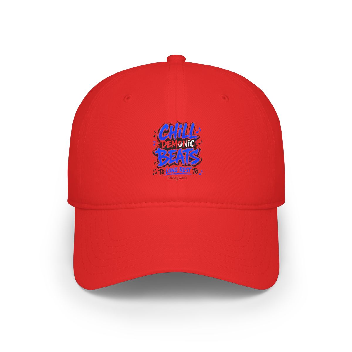 Baldur's Gate 3 "s Gate 3. The main text reads: " Hat - Official hats merchandise