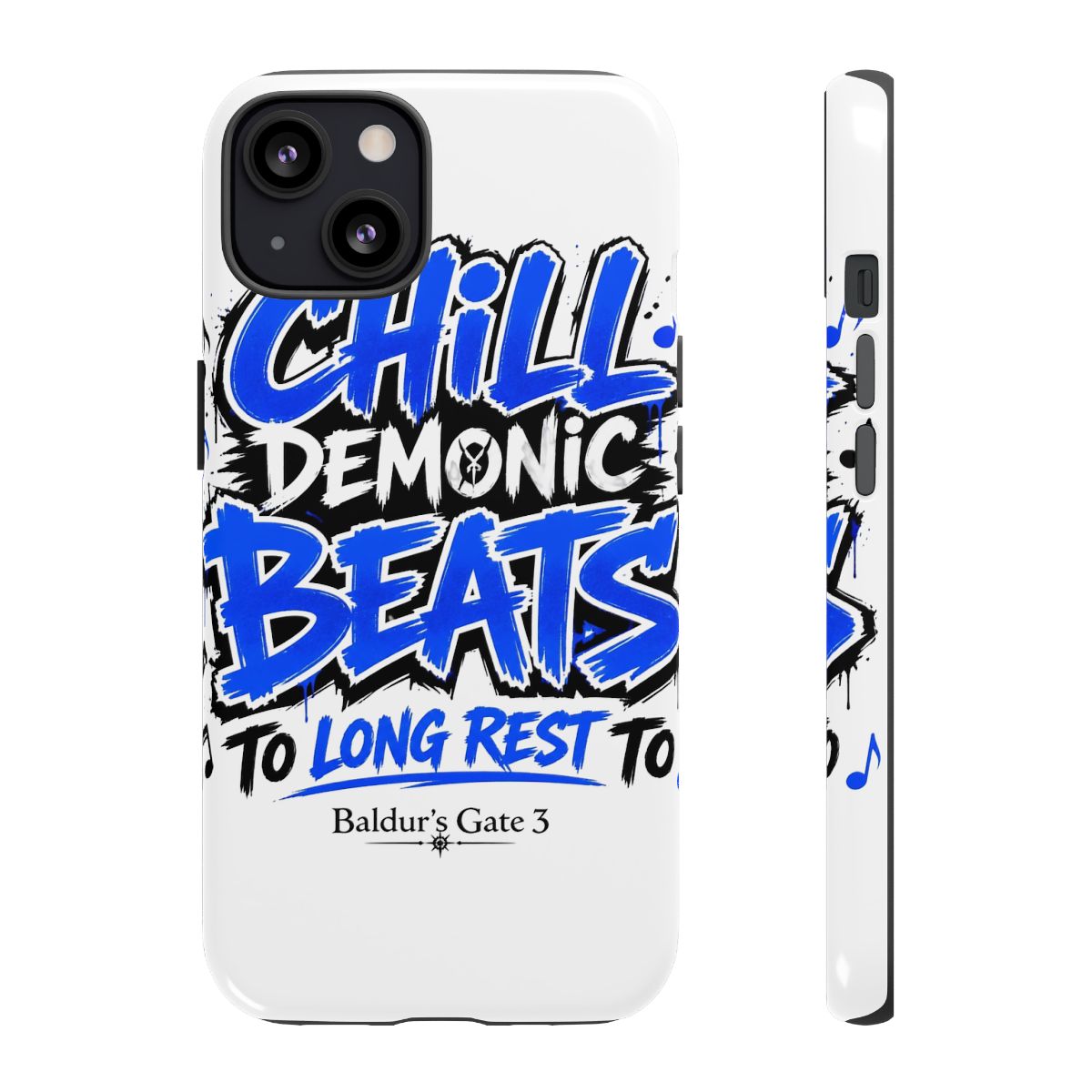 Baldur's Gate 3 "s Gate 3. The main text reads: " Phone Case - Official phone-cases merchandise