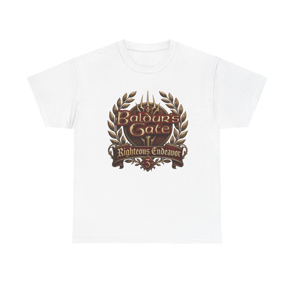 Baldur's Gate 3 "s Gate 3. Recreate their logo: " Unisex Tee - Official t-shirts merchandise