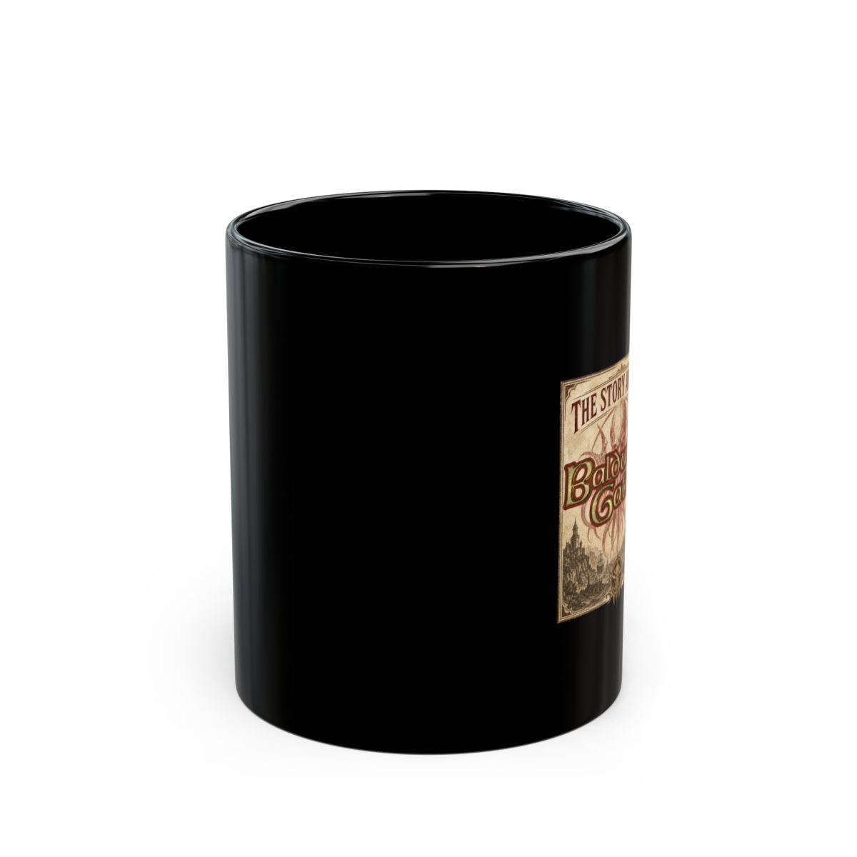 Baldur's Gate 3 "s Gate 3. Recreate their logo: " Black Mug - Official mugs merchandise