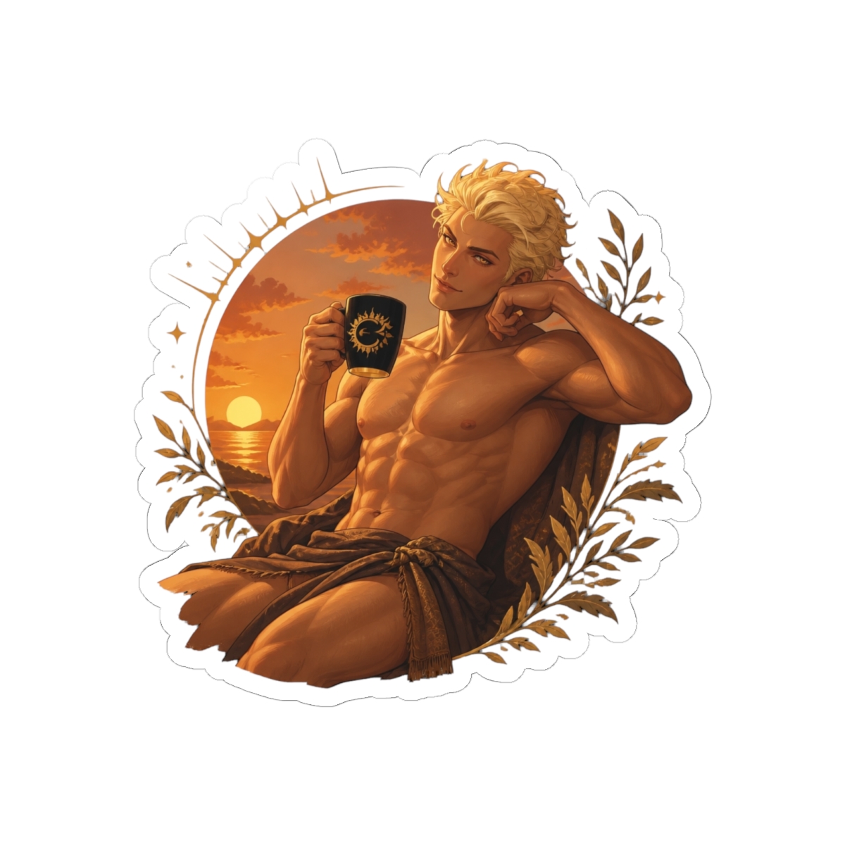 Astarion Baldur's Gate 3 Healing Classic Round Sticker